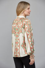 Load image into Gallery viewer, Abstract Floral Button Up
