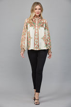 Load image into Gallery viewer, Abstract Floral Button Up
