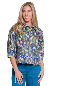 Painted Floral Shirt