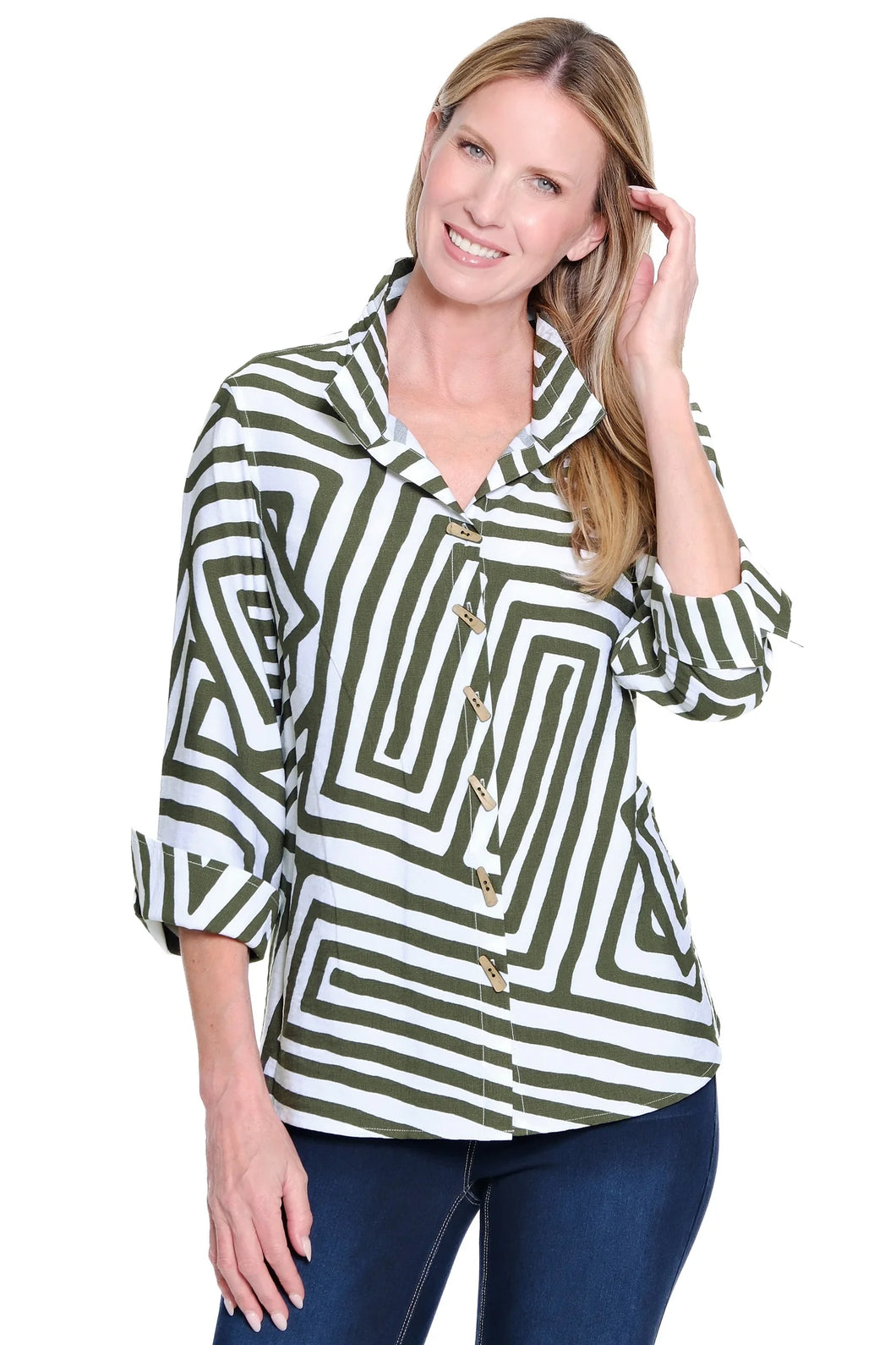 Wire Collar Blouse