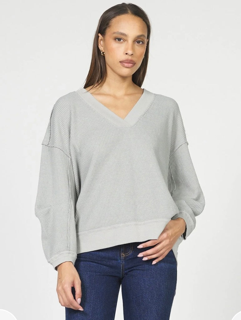 Martine Waffle Knit Top