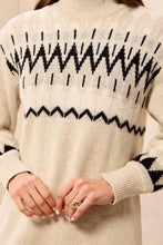 Load image into Gallery viewer, Fair Isle Sweater Dress
