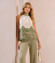 Load image into Gallery viewer, Pretty Paisley Halter Top

