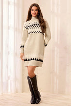 Load image into Gallery viewer, Fair Isle Sweater Dress
