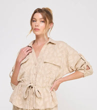 Load image into Gallery viewer, Rosie Jacquard Utility Blouse
