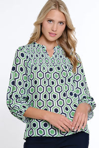Shirred Detail Top