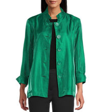 Load image into Gallery viewer, Shimmer Fit &amp; Flare Blouse
