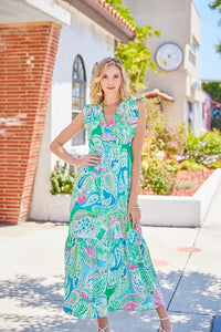 Paisley Meadows Maxi Dress