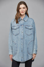 Load image into Gallery viewer, Lola Denim Shacket
