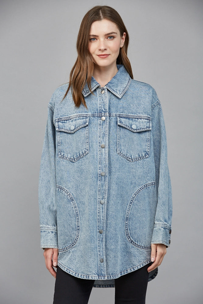 Lola Denim Shacket