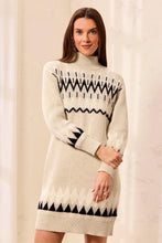 Load image into Gallery viewer, Fair Isle Sweater Dress
