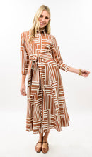 Load image into Gallery viewer, Graphic Print Midi Dress
