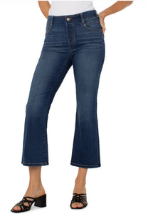 Gia Glider Crop Flare Jeans