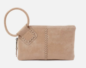Sable Wristlet with whipstitch detail
