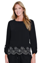 Load image into Gallery viewer, Scalloped Hem Woven Top
