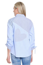 Load image into Gallery viewer, Mixed Stripe Pieced Shirt
