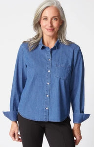 Perfect Travel Shaped Hem Shirt