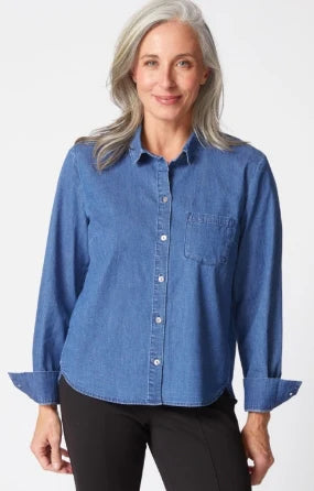 Perfect Travel Shaped Hem Shirt