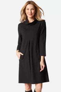 Core Travel Pleat Front Dress