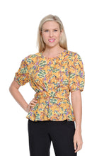 Load image into Gallery viewer, Cinched Print Top
