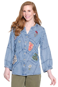 Patch Print Top