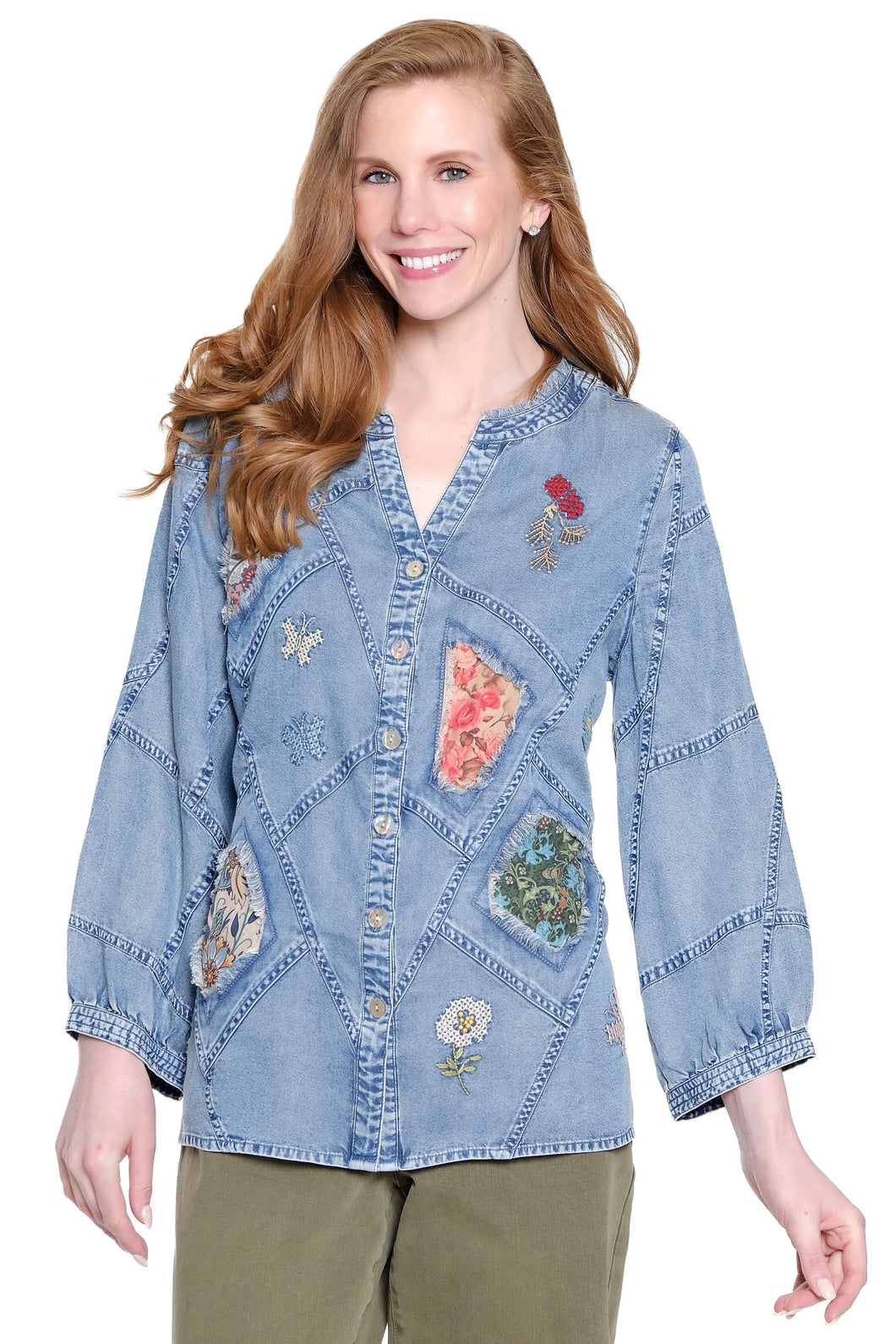 Patch Print Top