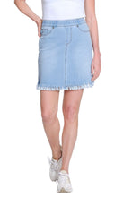 Load image into Gallery viewer, Slim-sation Raw Hem Denim Skort
