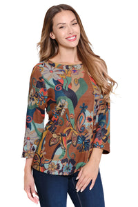 Retro Print Top