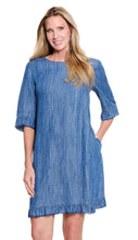 Load image into Gallery viewer, Denim Print Dress
