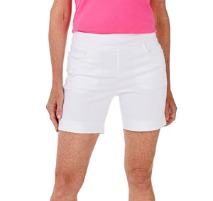Pull on stretch shorts